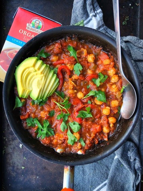 Delicious Chickpea Shakshuka Recipe | Right Foods – Dr. McDougall's Right Foods