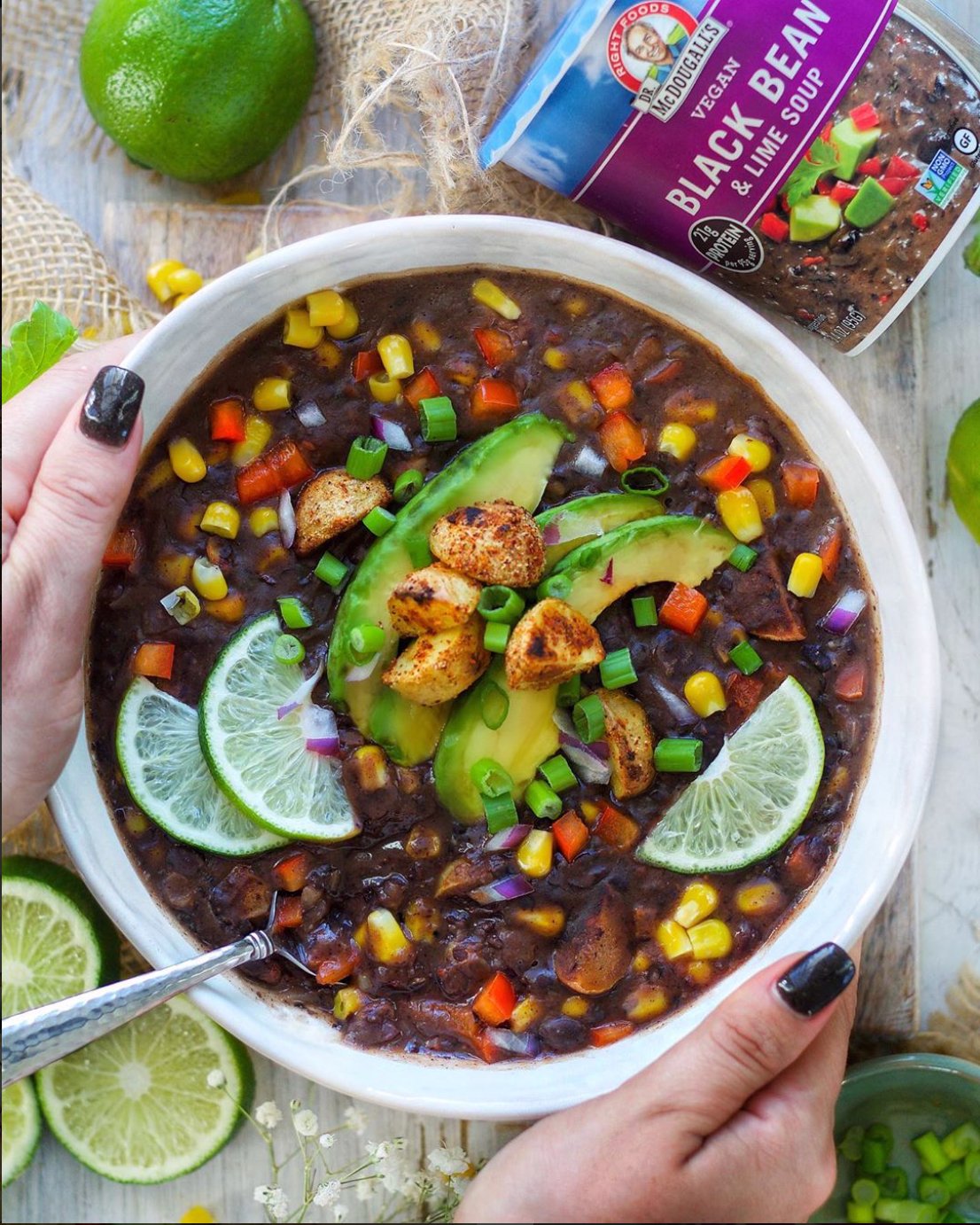 Potato Black Bean Soup Recipe | Right Foods – Dr. McDougall's Right Foods