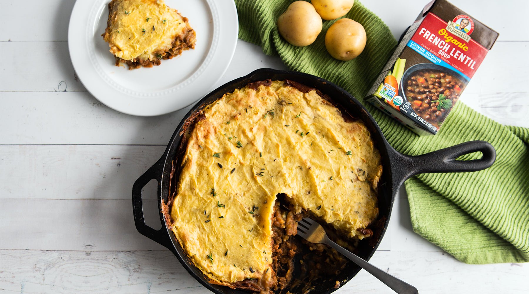 Vegan Lentil Shepherdâ€™s Pie – Dr. McDougall's Right Foods