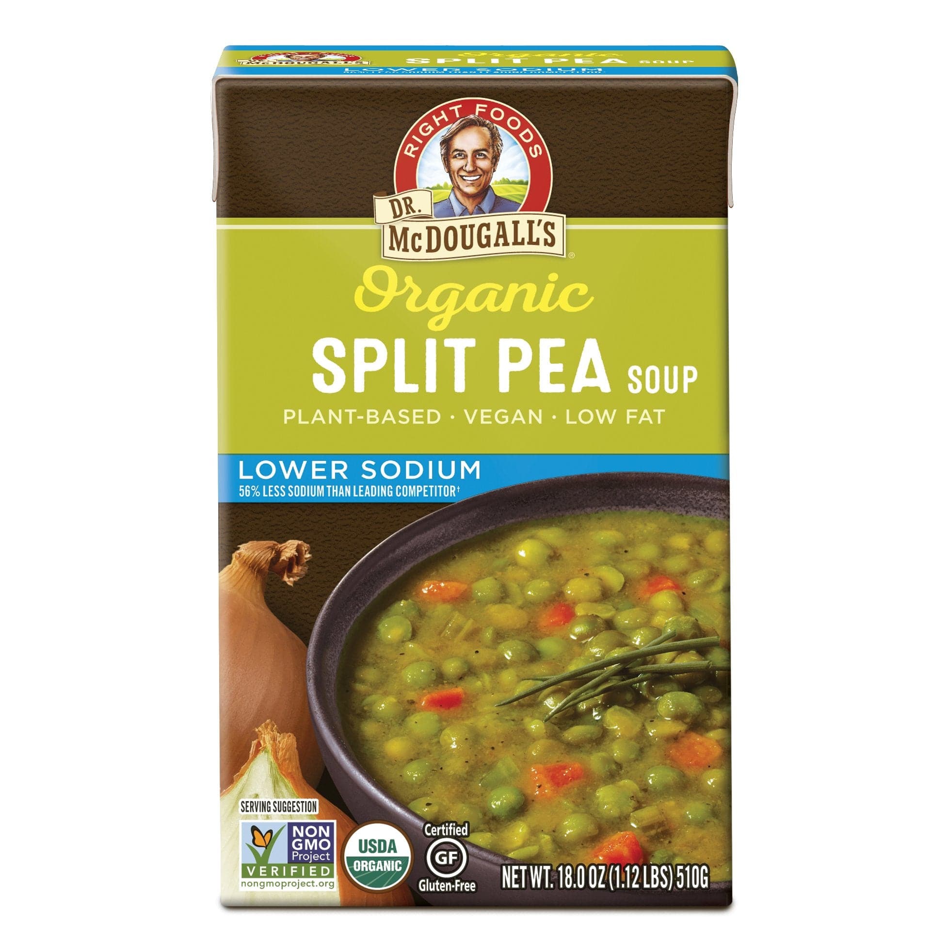 Organic Lower Sodium Split Pea Soup – Dr. McDougall's Right Foods