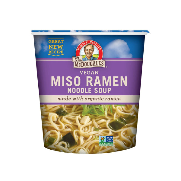 Organic Miso Ramen Noodle Soup Cup - Right Foods – Dr. McDougall's