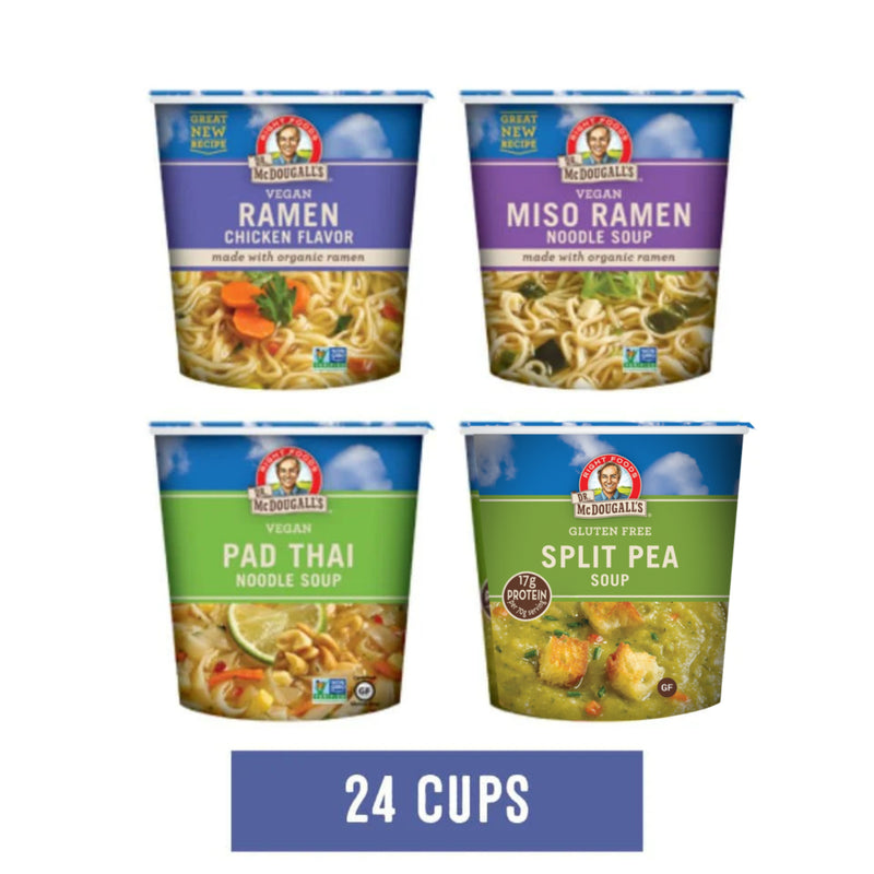 Big Cup Variety Pack Sampler – Dr. McDougall's Right Foods