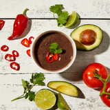 Black Bean & Lime Soup Cup bowl prepared