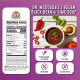 Black Bean & Lime Soup Cup nutrition