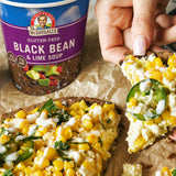 Black Bean & Lime Soup Cup pizza