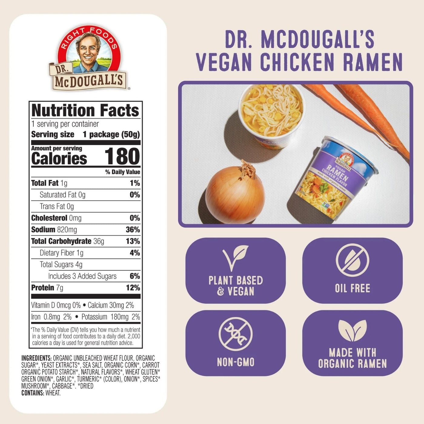 Big Cup Variety Pack Sampler – Dr. McDougall's Right Foods