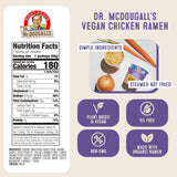 Dr. McDougall's Vegan Chicken Ramen Soup nutrition