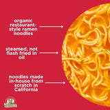 Dr. McDougall's Vegan Hot & Sour Ramen Noodle Soup Cups - made with organic ramen noodle information