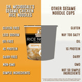 Vegan Sesame Chicken Rice Ramen Soup Cup  Dr. McDougall's Right Foods   