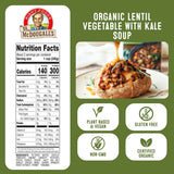 Organic Lentil Vegetable with Kale Soup  Dr. McDougall's Right Foods   