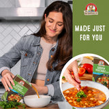 Lower Sodium Garden Vegetable Soup made just for you
