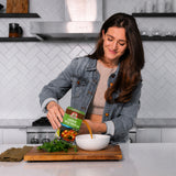 Lower Sodium Garden Vegetable Soup pour