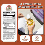 Lower Sodium Vegan Chicken Noodle Soup nutrition