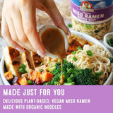 Miso Ramen Noodle Soup Cup made just for you