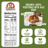 Organic Lentil Vegetable with Kale Soup  Dr. McDougall's Right Foods   