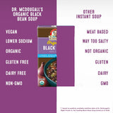 Organic Lower Sodium Black Bean Soup us vs them