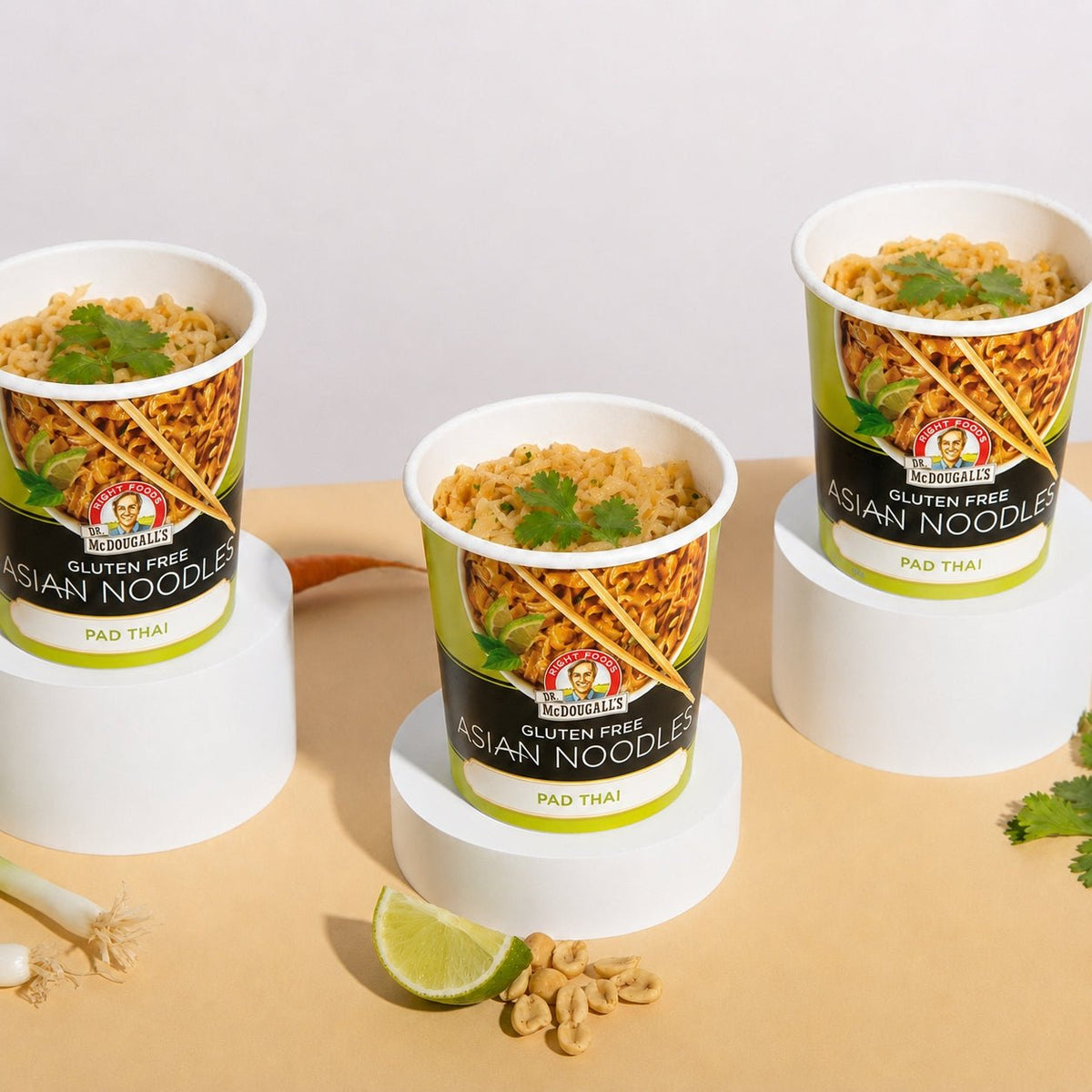 チャイションプー　極上　楊枝素材　6900g Pad Thai Gluten-Free Noodle Cup – Dr. McDougall's Right Foods