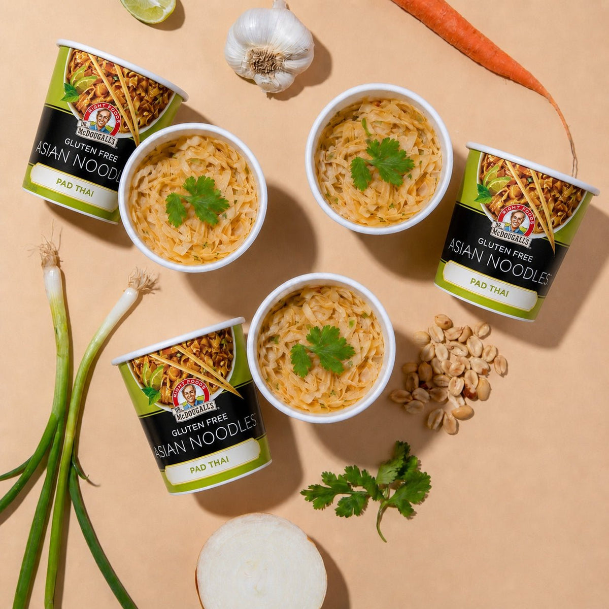 Pad Thai Gluten-Free Noodle Cup – Dr. McDougall's Right Foods