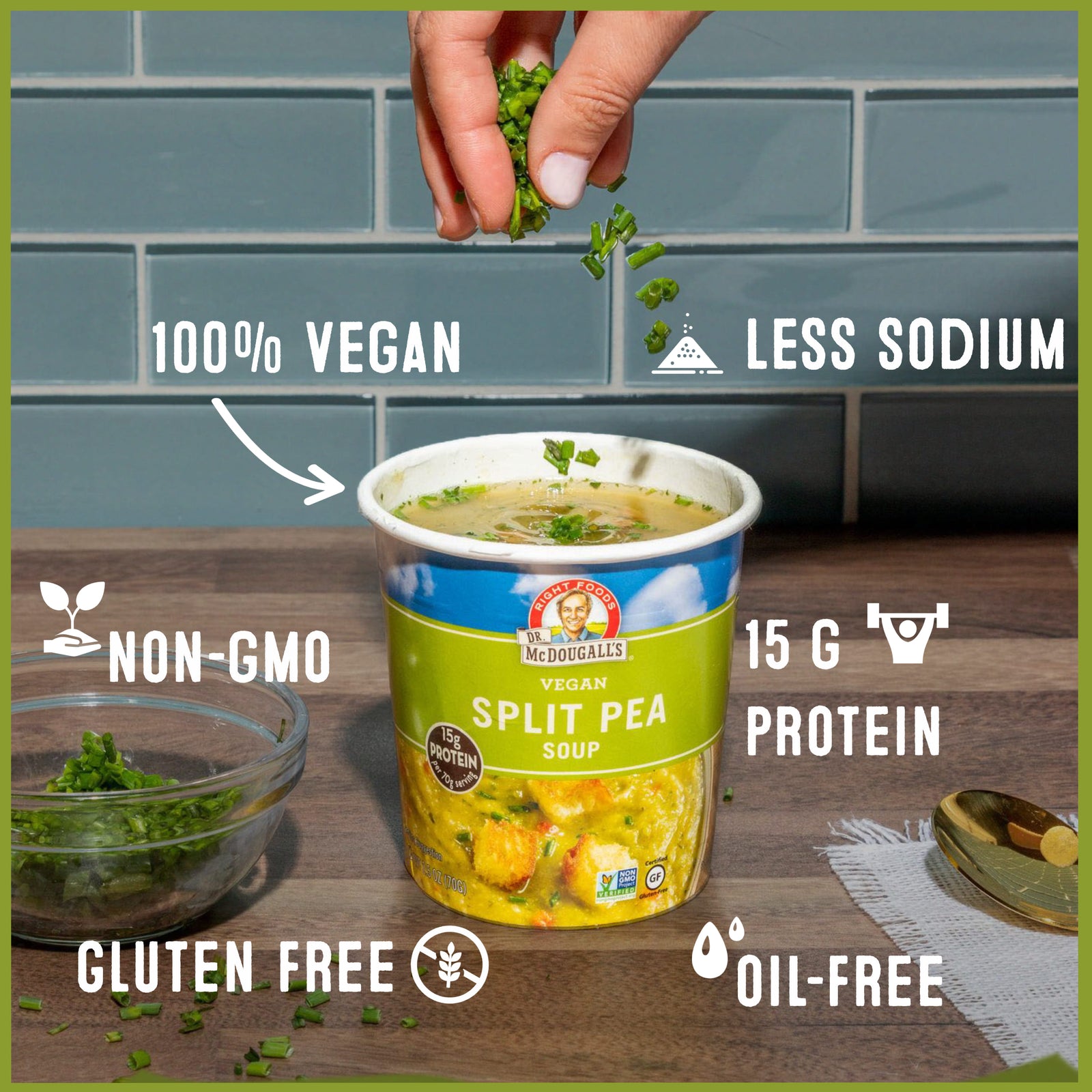 Split Pea Gluten-Free Soup Cup – Dr. McDougall's Right Foods