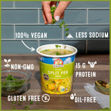 Split Pea Gluten-Free Soup Cup  Dr. McDougall's Right Foods   