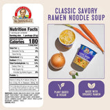 Vegan Classic Savory Ramen Noodle Soup nutrition
