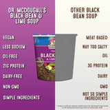 Black Bean & Lime Gluten-Free Soup Cup  Dr. McDougall's Right Foods   